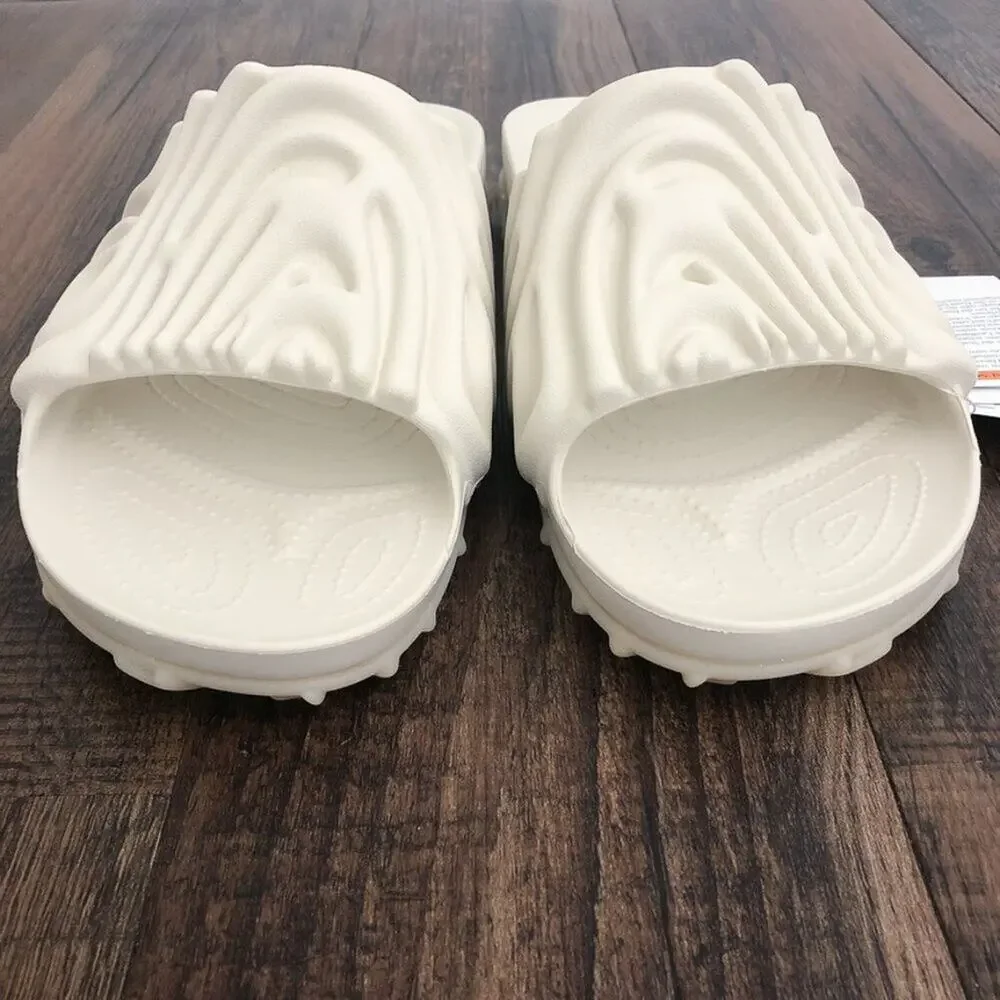 Crocs Pollex Slide by Salehe Bembury Sandal Lightweight Mens Size 12 Parsnip